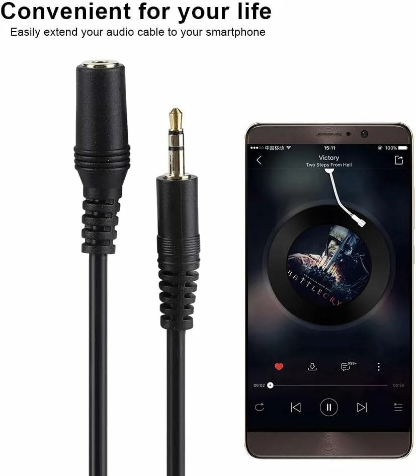 Technotech Audio Extension Cable 3.5mm Stereo Male to Female 1.5m Technotech Technologies