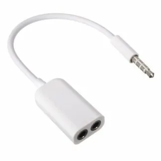 Technotech 3.5mm Stereo Audio Jack Splitter Cable Adapter for Apple iPod/ iPhone/ iPad (Colors May Vary)