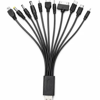 Technotech Universal 10 in 1 Usb Data Cable Car Mobile Charger