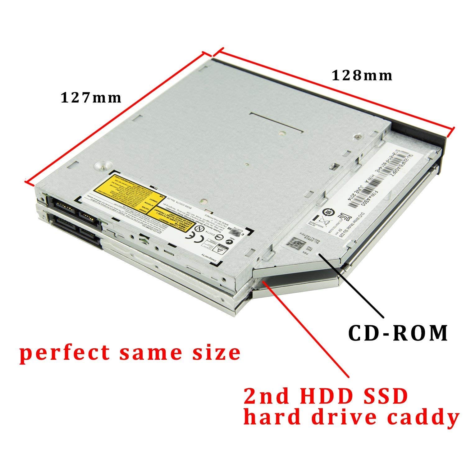 Sata Hard Drive Tray Universal Mm Sata To Sata Nd Ssd Hdd Hard Drive Caddy Adapter Tray