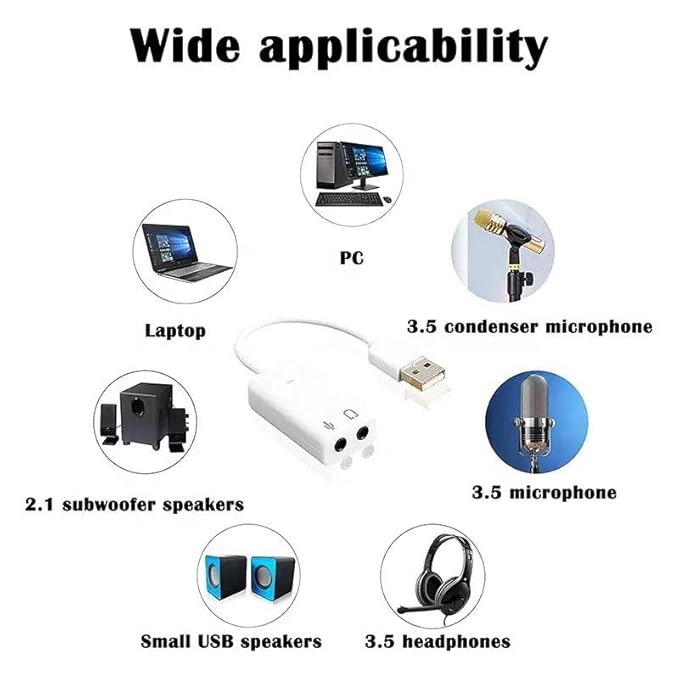 Technotech 7.1 USB Audio Adapter for Windows & Linux Technotech Technologies