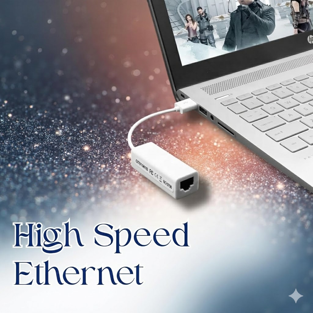 Technotech Mini USB 2.0 to RJ45 Ethernet LAN Adapter (10/100 Mbps) Technotech Technologies