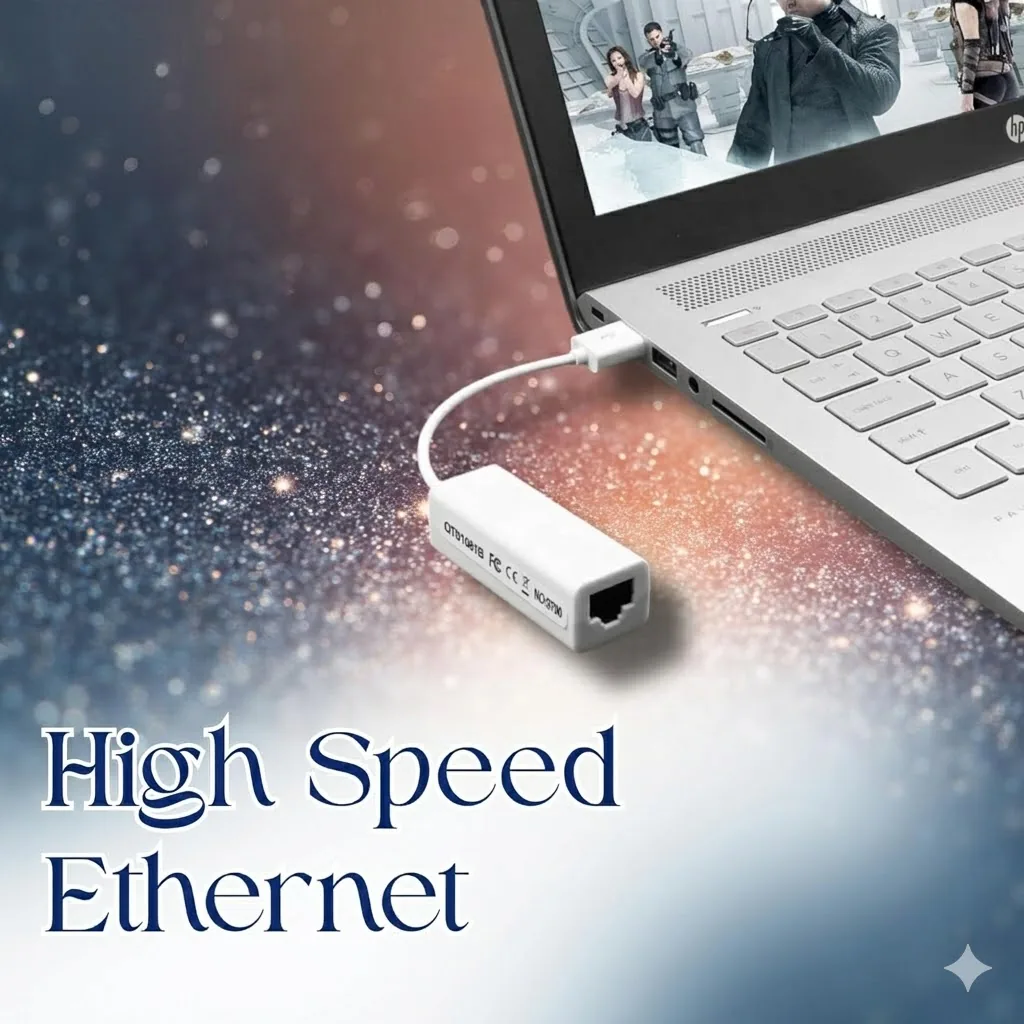 Technotech Mini USB 2.0 to RJ45 Ethernet LAN Adapter (10/100 Mbps) Technotech Technologies