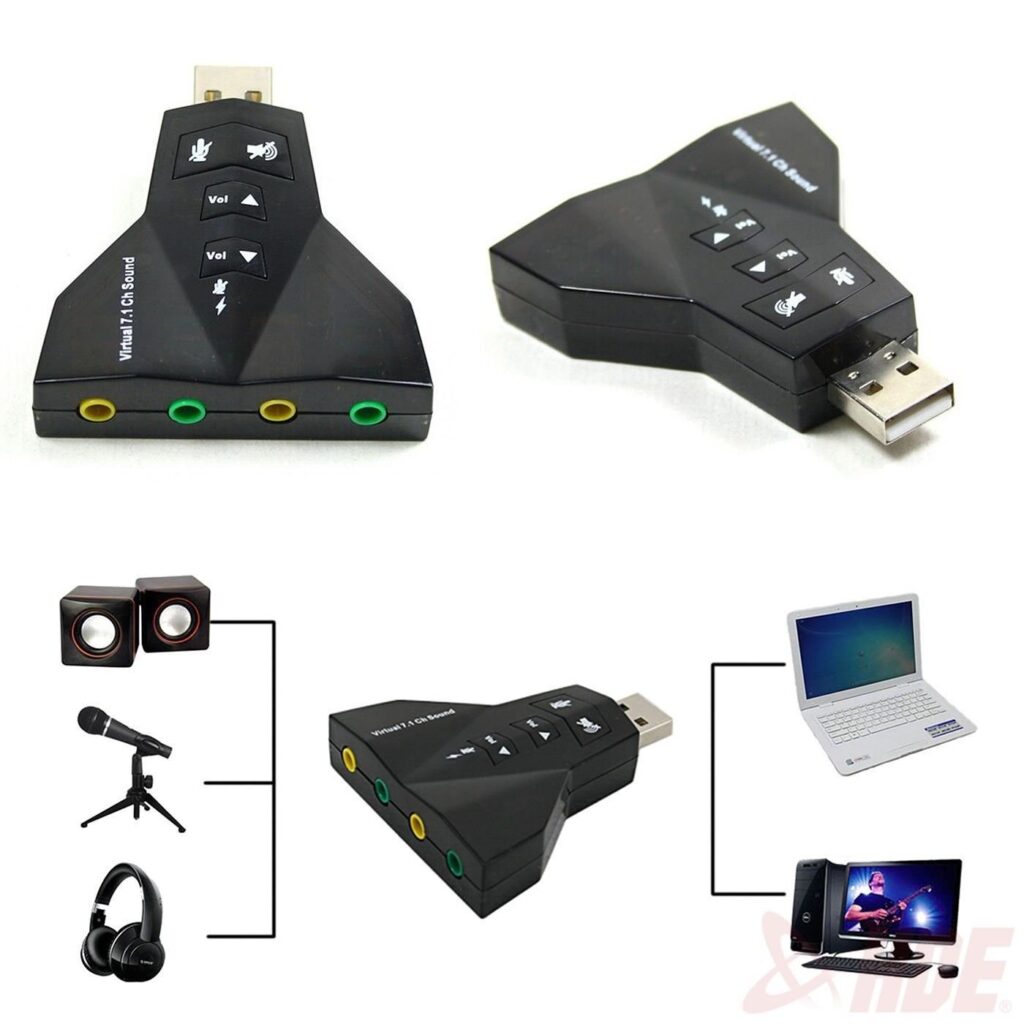 Technotech RoQ 7.1 USB Sound Adapter – Aeroplane Shape Technotech Technologies