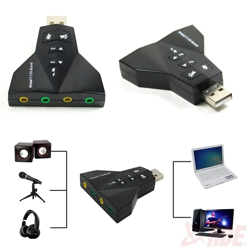 Technotech RoQ 7.1 USB Sound Adapter – Aeroplane Shape Technotech Technologies