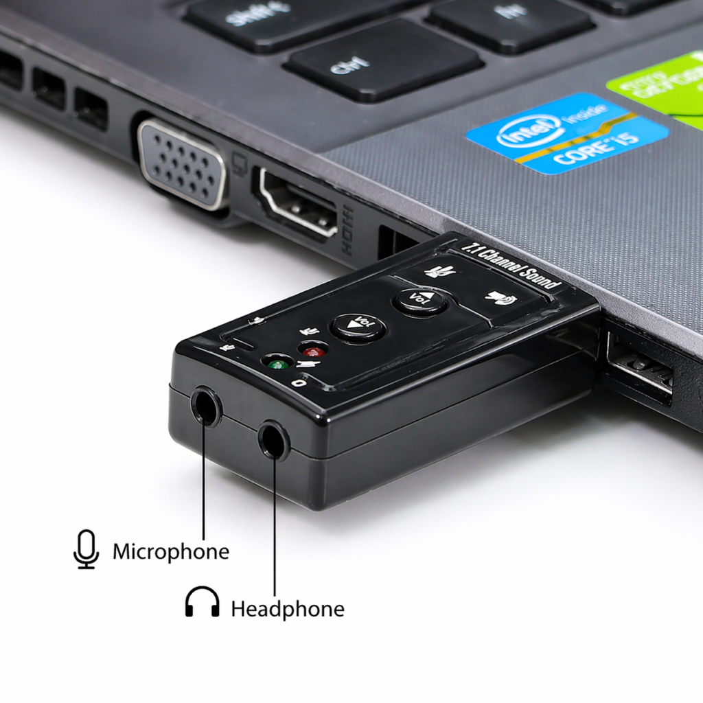 Technotech 7.1 USB External Sound Card with Mic Technotech Technologies