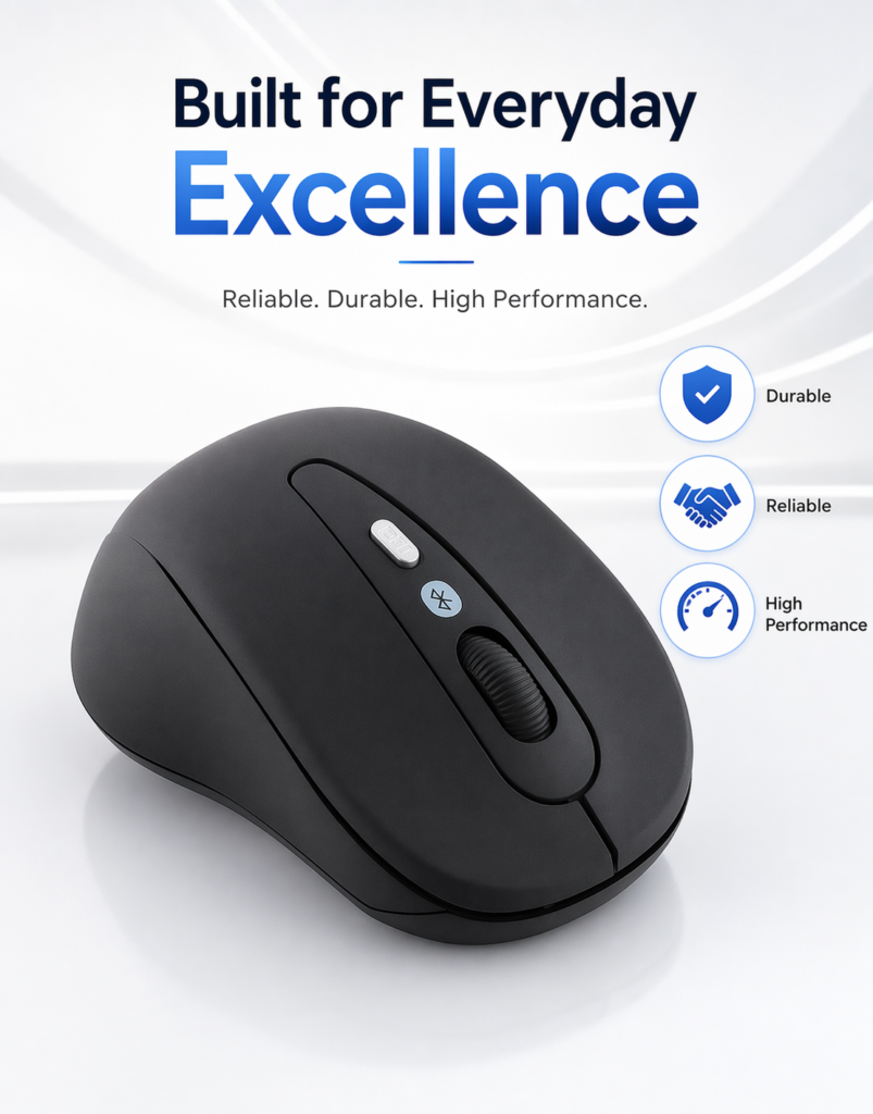 Technotech Bluetooth Wireless Mouse TT-G09 (Black) Technotech Technologies
