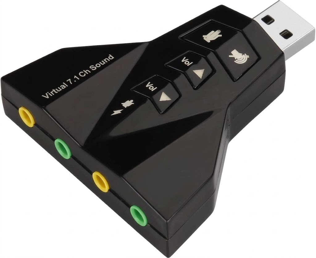 Technotech RoQ 7.1 USB Sound Adapter – Aeroplane Shape Technotech Technologies