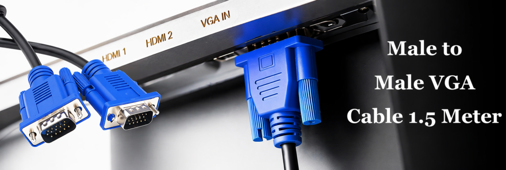 Technotech 15 Pin Male to Male VGA Cable 1.5 Meter Technotech Technologies