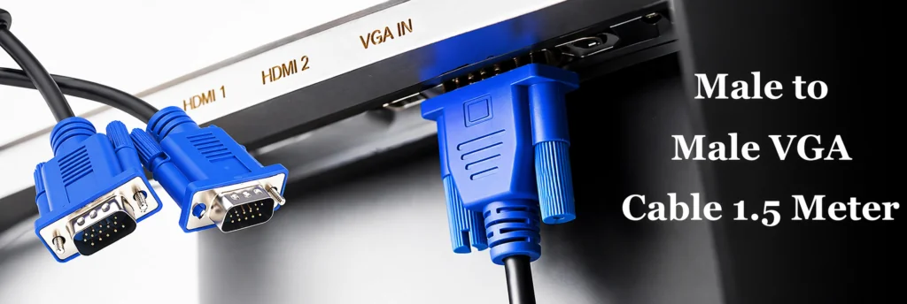 Technotech 15 Pin Male to Male VGA Cable 1.5 Meter Technotech Technologies