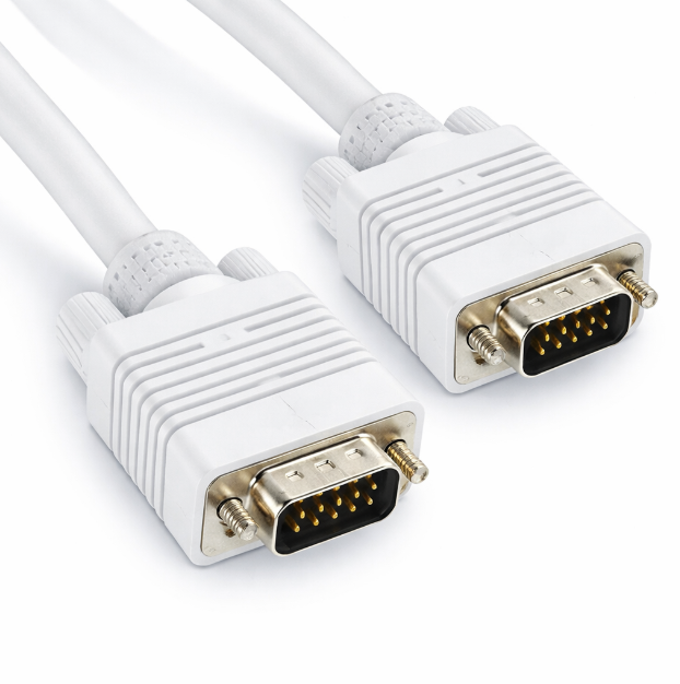 Technotech 1.5 Meter VGA Cable 15 Pin Male to Male VGA Cable VGA to VGA Cable Lead for PC Monitor Tv LCD Plasma Projector TFT Cable TV-Out Cable, Technotech Technologies