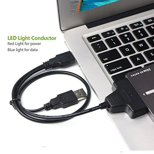 Technotech USB 2.0 to SATA Adapter for 2.5inch Hard Disk Drive Converter Cable Technotech Technologies