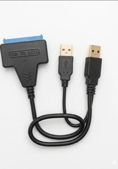 Technotech USB 3.0 to 2.5 SATA III Hard Drive Adapter Cable – SATA to USB 3.0 Converter for SSD/HDD – Hard Drive Adapter Cable Suitable for SSD – HDD