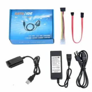 Technotech USB to SATA/PATA/IDE Drive Adapter Converter Cable for 2.5''/3.5'' Hard Drive Disk HDD with External AC Power Adapter