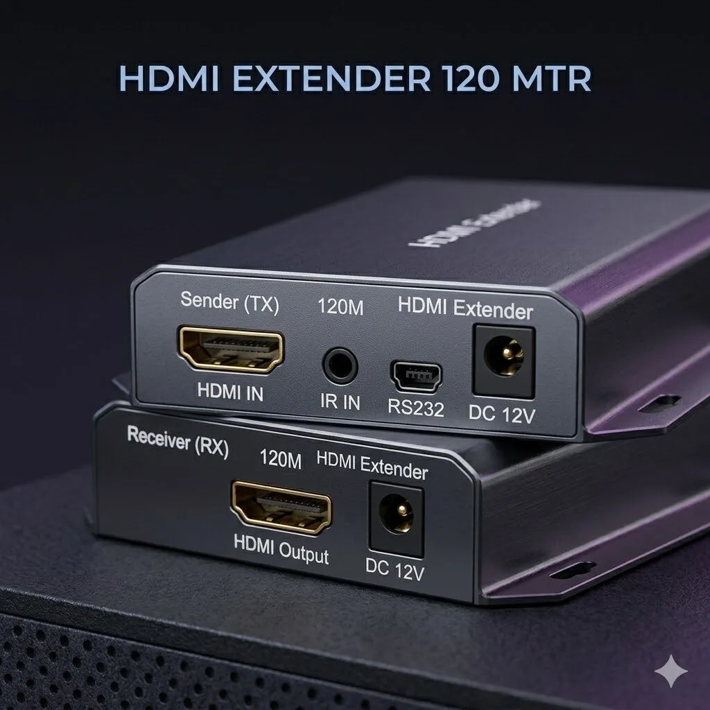 HDMI EXTENDER 120 mtr Technotech Technologies