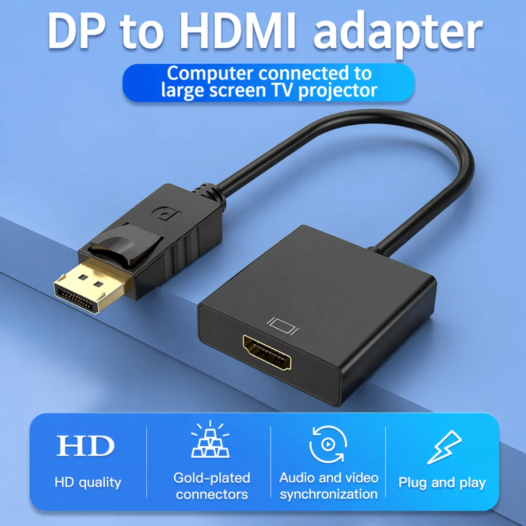 DisplayPort (DP) to HDMI Converter Adapter Technotech Technologies
