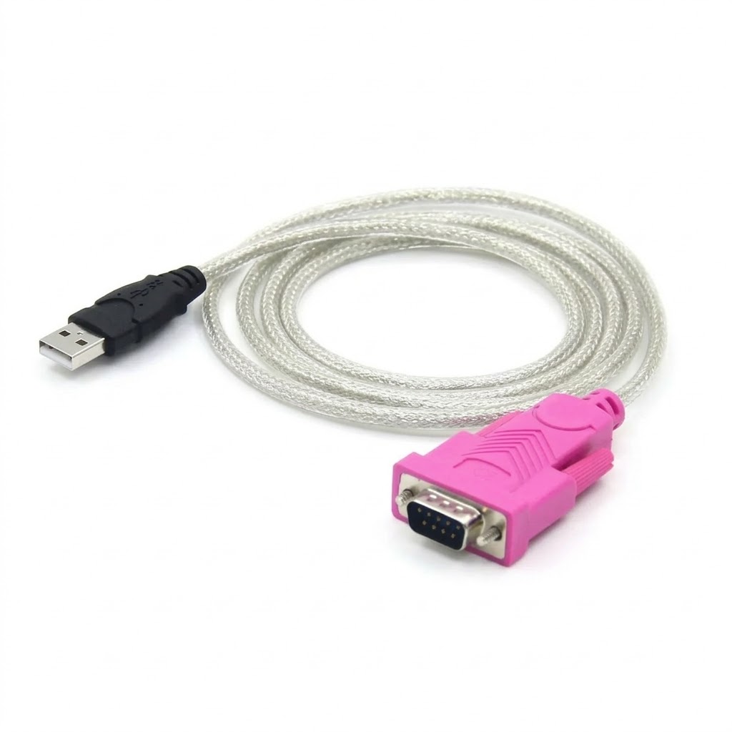 USB TO RS-232 SERIAL CABLE MALE ADAPTER (PINK HEAD) Technotech Technologies