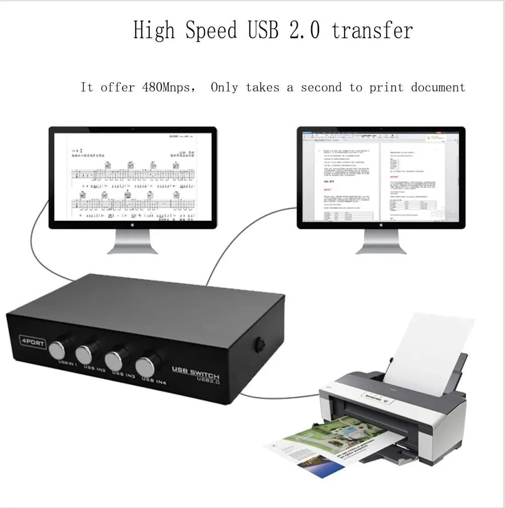 Technotech USB Switch 4 Port Technotech Technologies