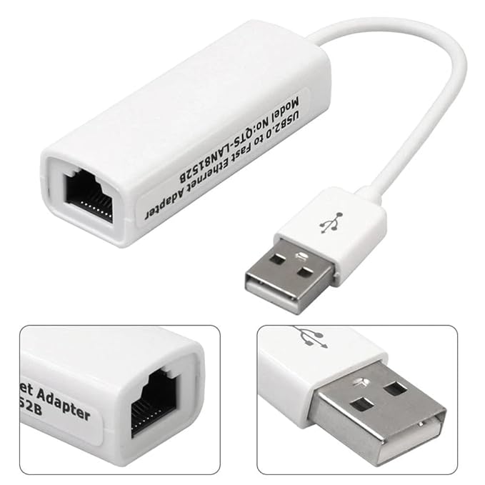 MICRO USB TO LAN ETHERNET ADAPTER 10/100MBPS/USB 2.0 Technotech Technologies