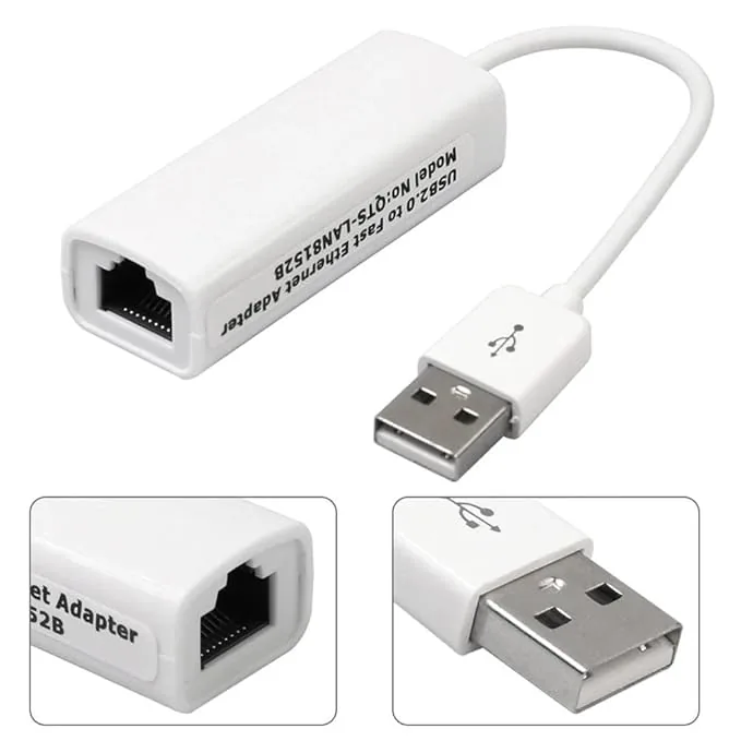 MICRO USB TO LAN ETHERNET ADAPTER 10/100MBPS/USB 2.0 Technotech Technologies