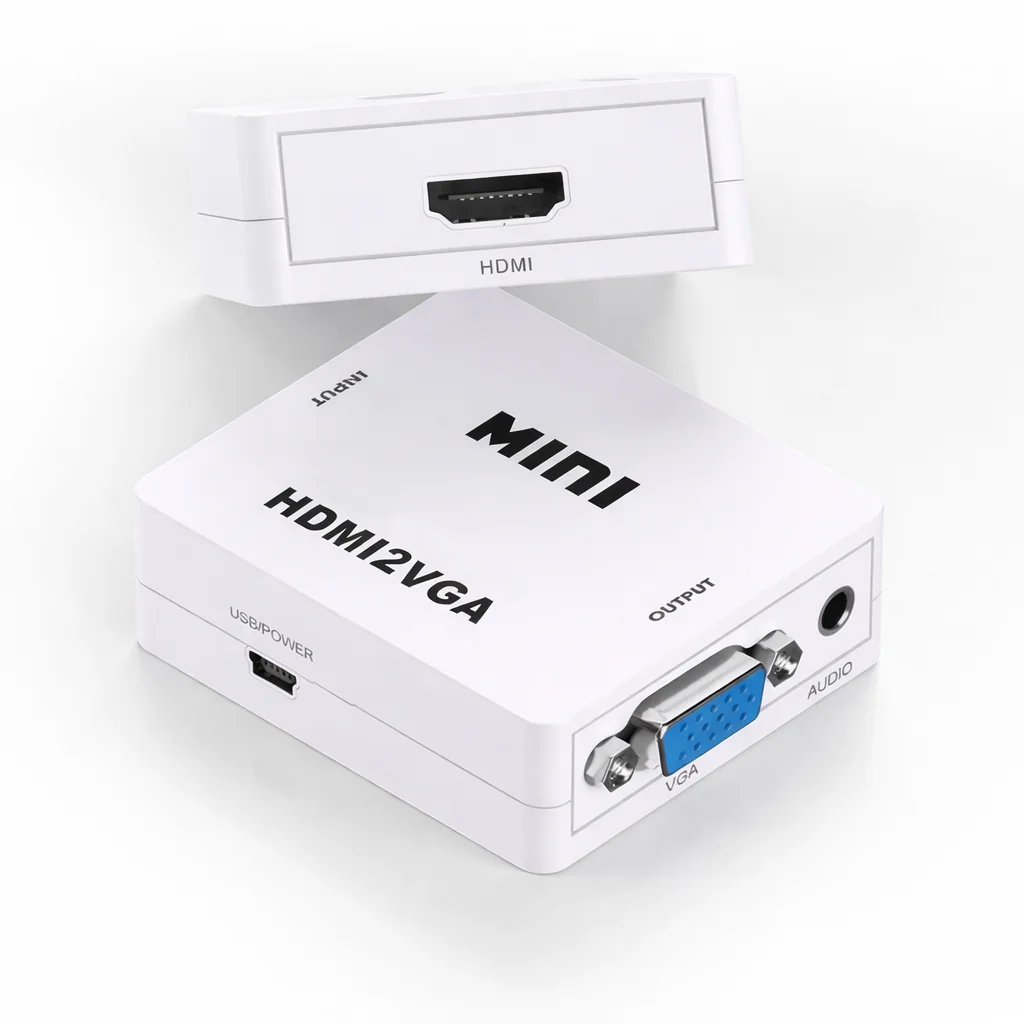 MINI COMPACT VIDEO HDMI TO VGA CONVERTER Technotech Technologies