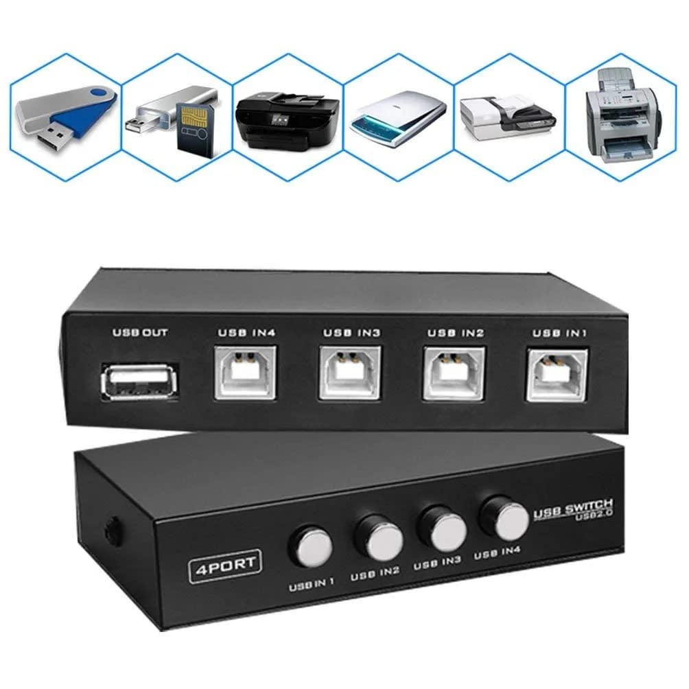 Technotech USB Switch 4 Port Technotech Technologies