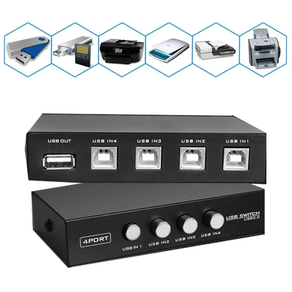 Technotech USB Switch 4 Port Technotech Technologies