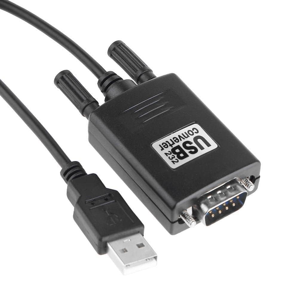 USB TO RS-232 SERIAL CABLE ADAPTER (Y105) (BLACK) Technotech Technologies