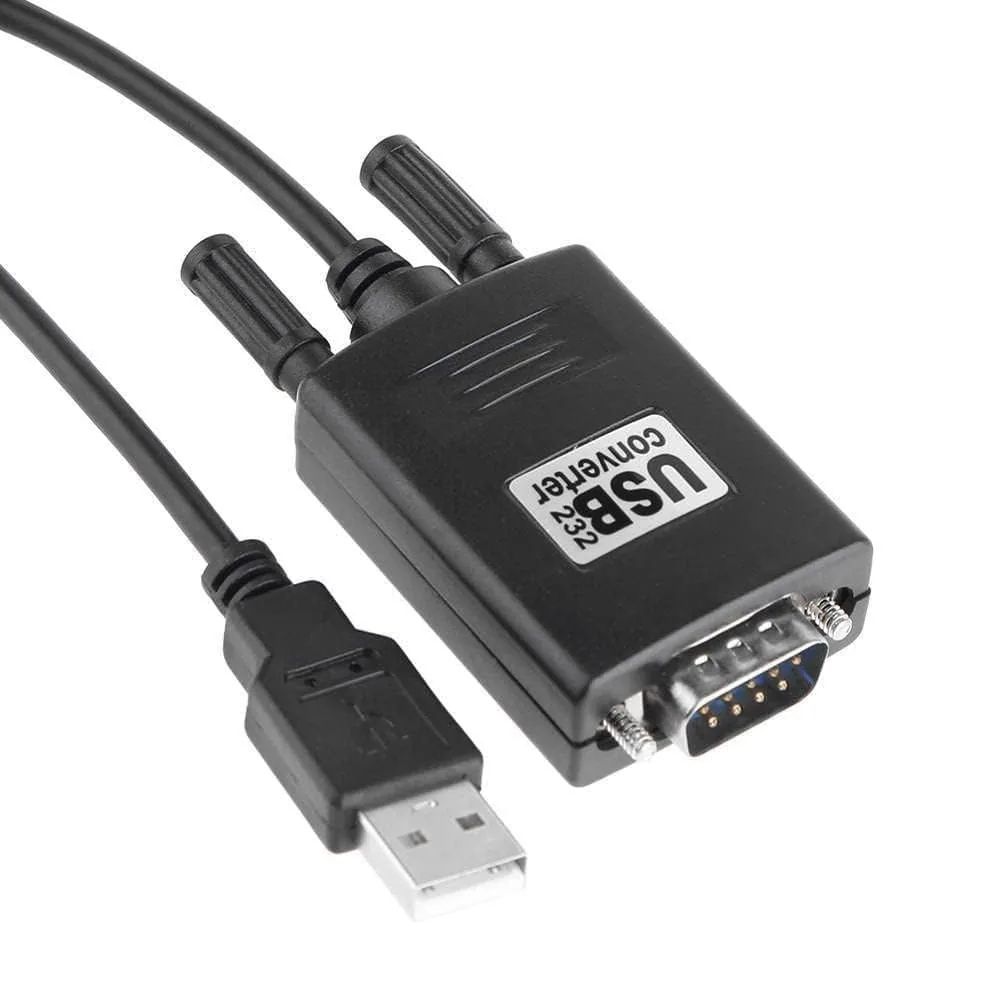 USB TO RS-232 SERIAL CABLE ADAPTER (Y105) (BLACK) Technotech Technologies