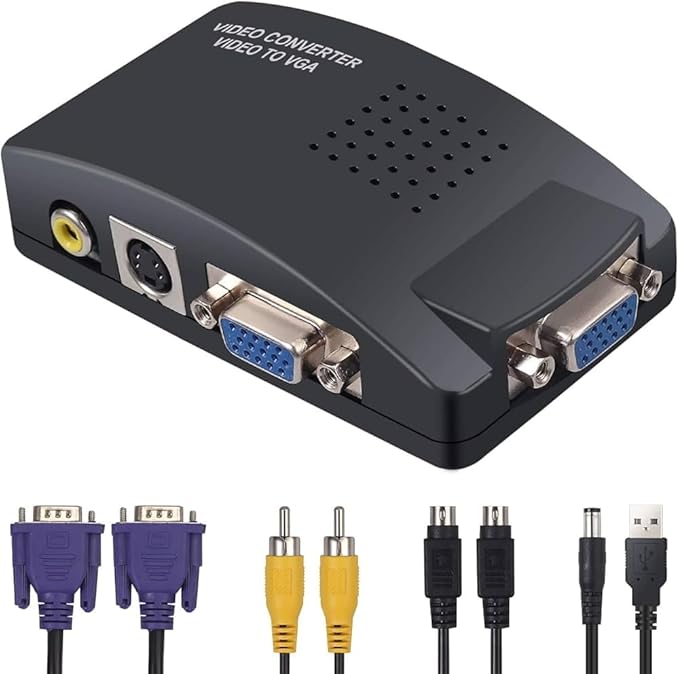 PAL TO VGA CONVERTER (BLACK ) Technotech Technologies