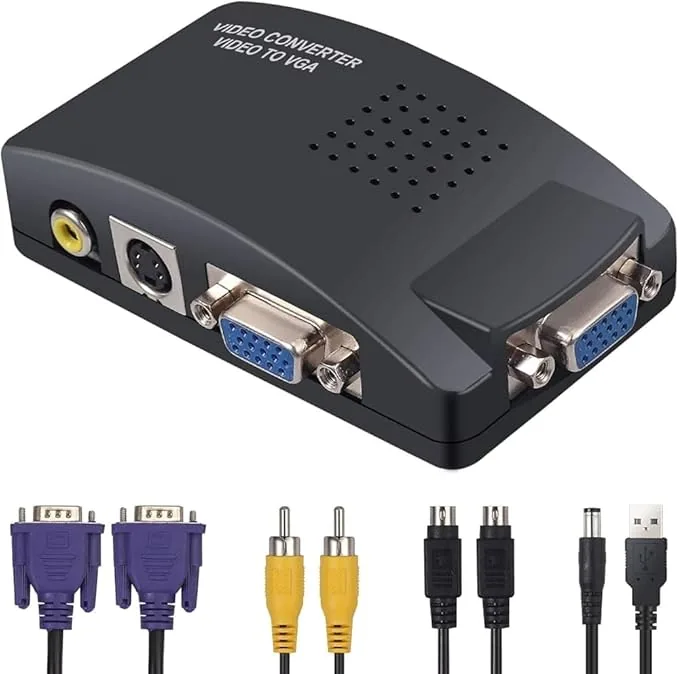 PAL TO VGA CONVERTER (BLACK ) Technotech Technologies