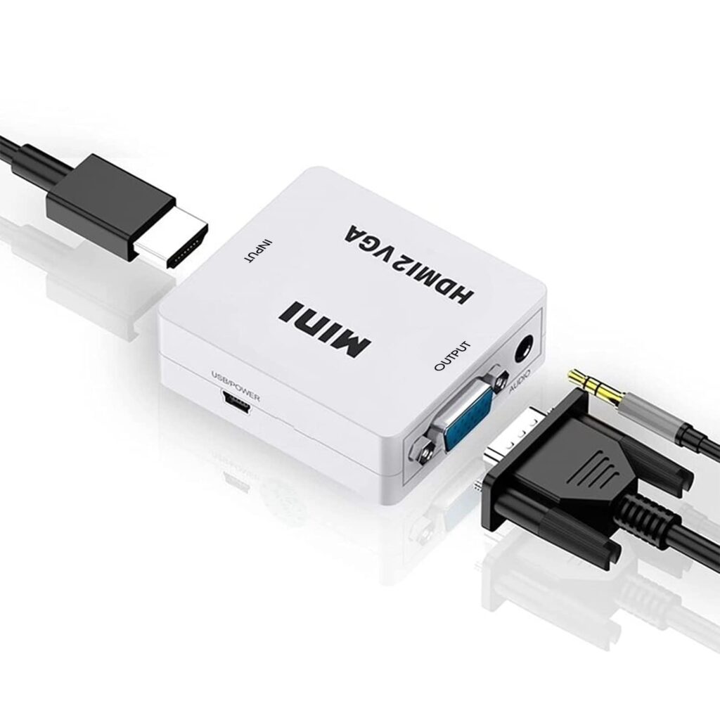 MINI COMPACT VIDEO HDMI TO VGA CONVERTER Technotech Technologies