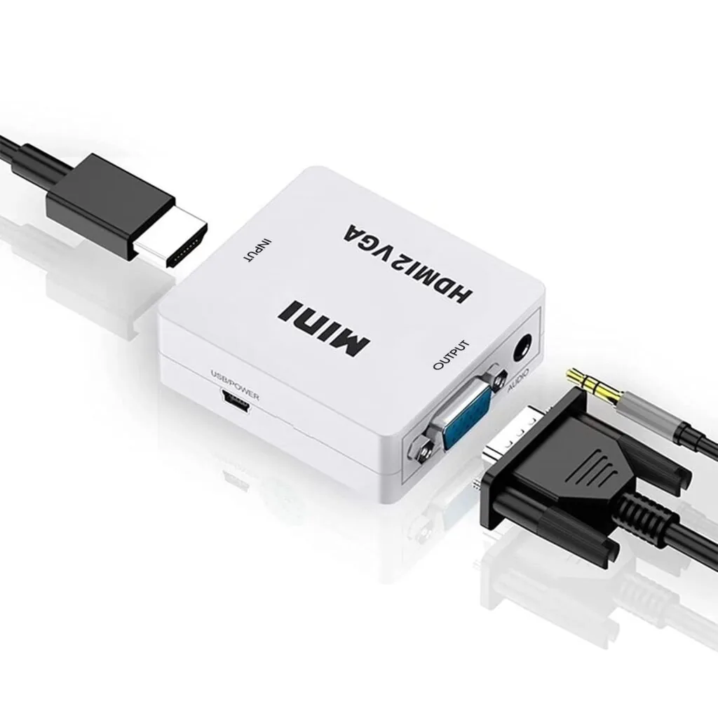 MINI COMPACT VIDEO HDMI TO VGA CONVERTER Technotech Technologies