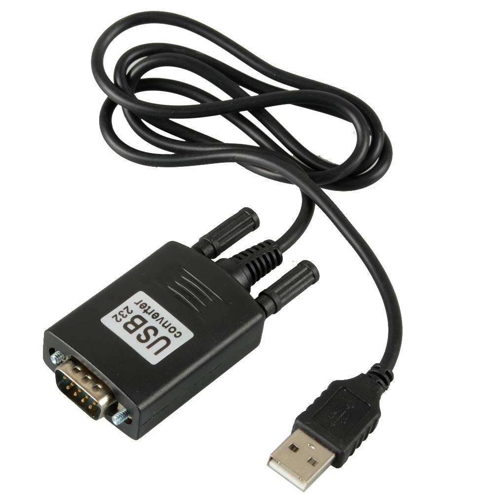 USB TO RS-232 SERIAL CABLE ADAPTER (Y105) (BLACK) Technotech Technologies