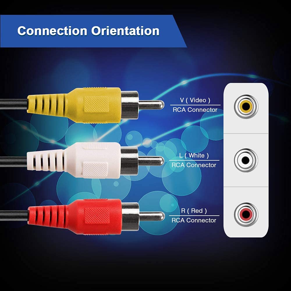 Technotech 3.5mm Stereo To 3 RCA (1.5 MTR) Technotech Technologies