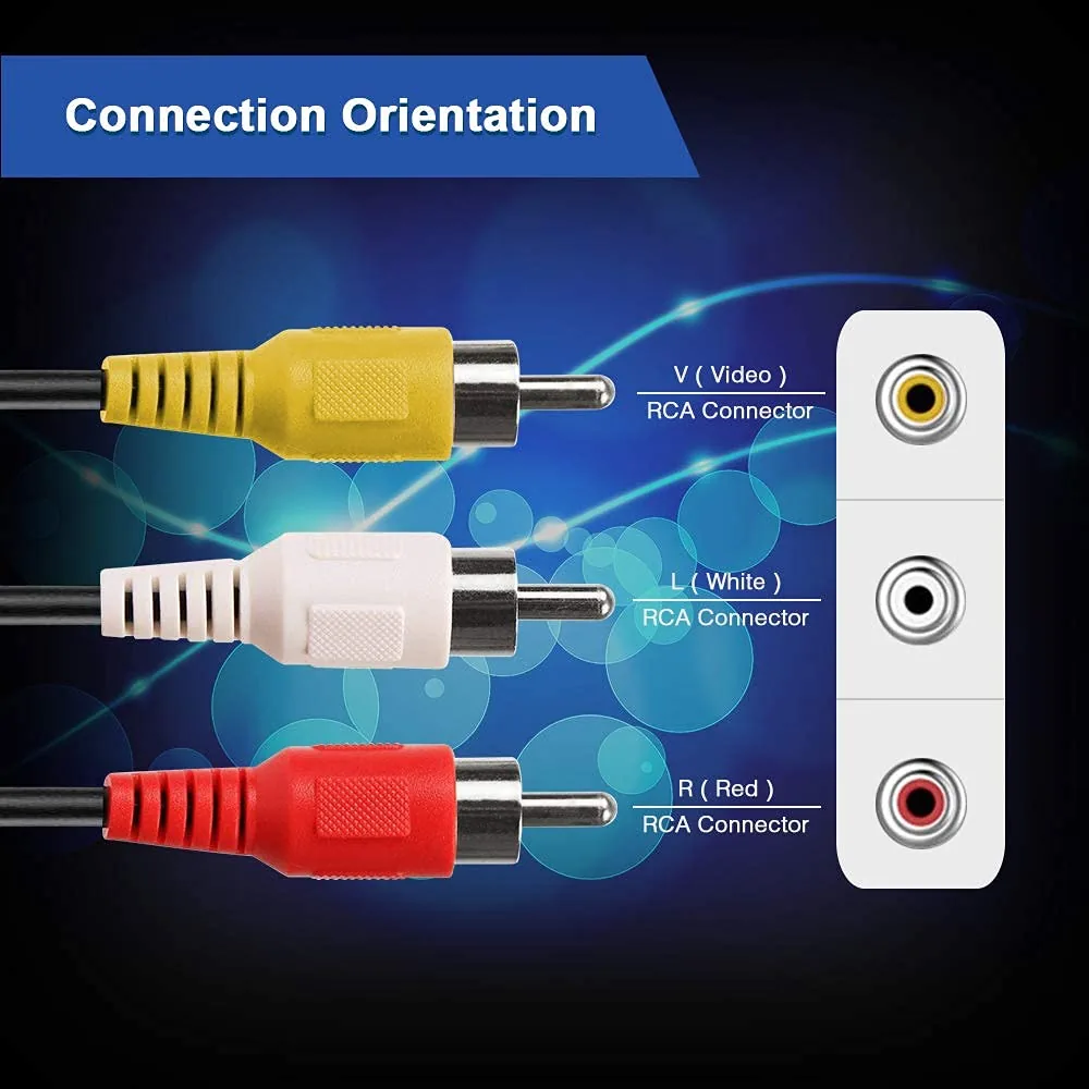 Technotech 3.5mm Stereo To 3 RCA (1.5 MTR) Technotech Technologies