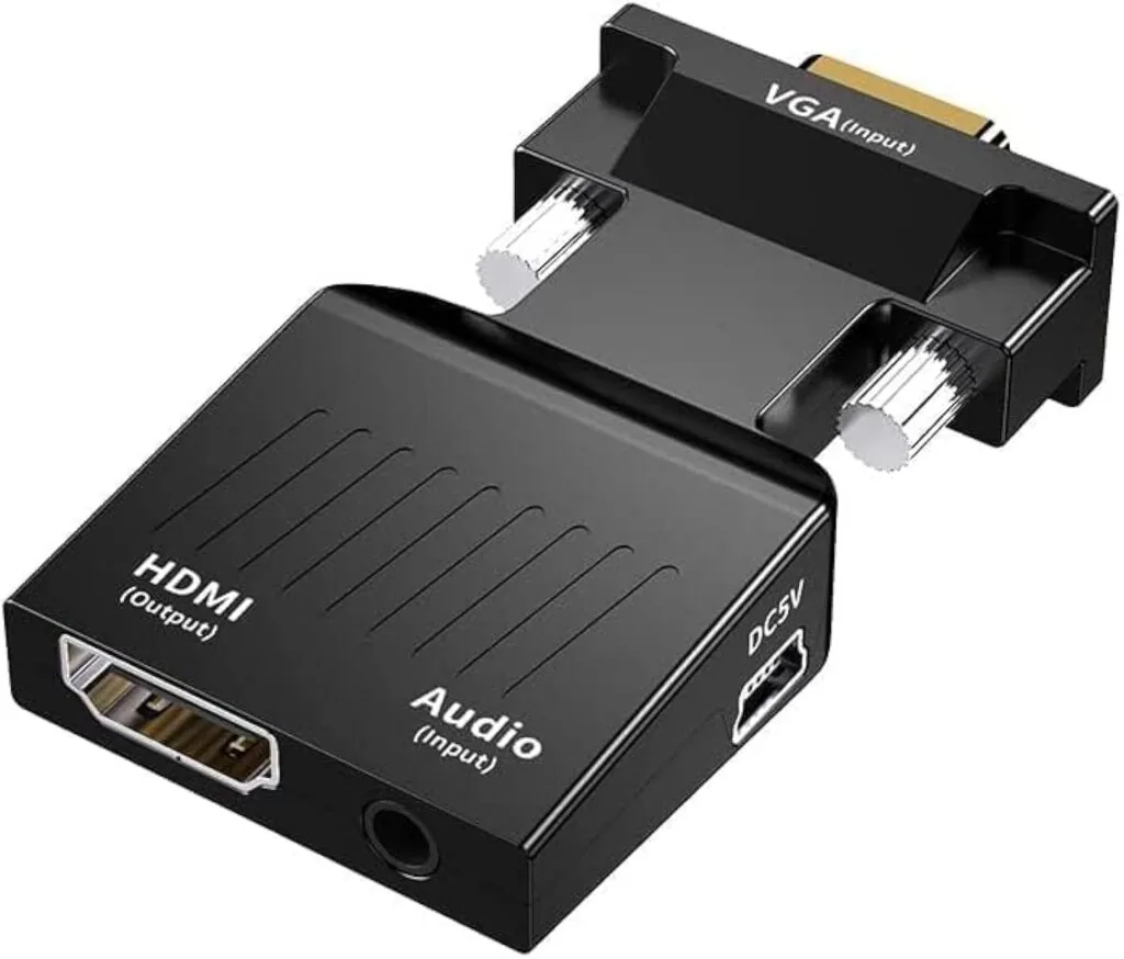 Technotech VGA to HDMI Converter With Audio Full HD VGA to HDMI Adapter With Video Output 1080P HD for PC Laptop Technotech Technologies