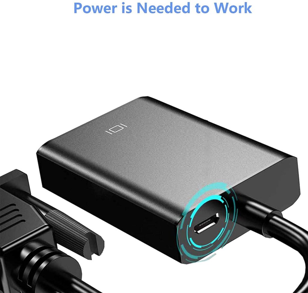 VGA TO HDMI CONVERTER WITH AUDIO(Blister Packing) Technotech Technologies