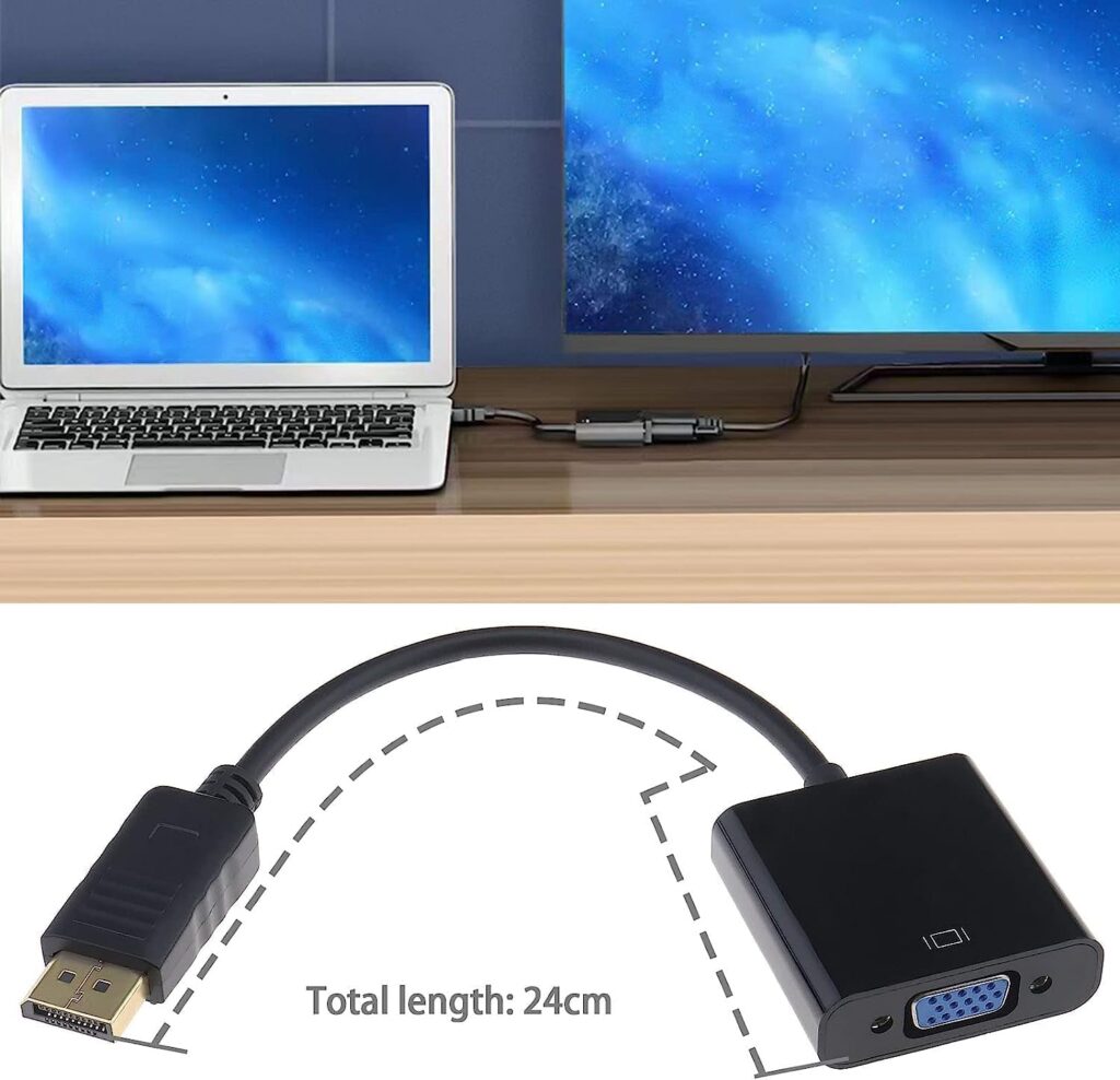 Technotech DP to VGA Converter Adapter for Monitor & Projector Technotech Technologies