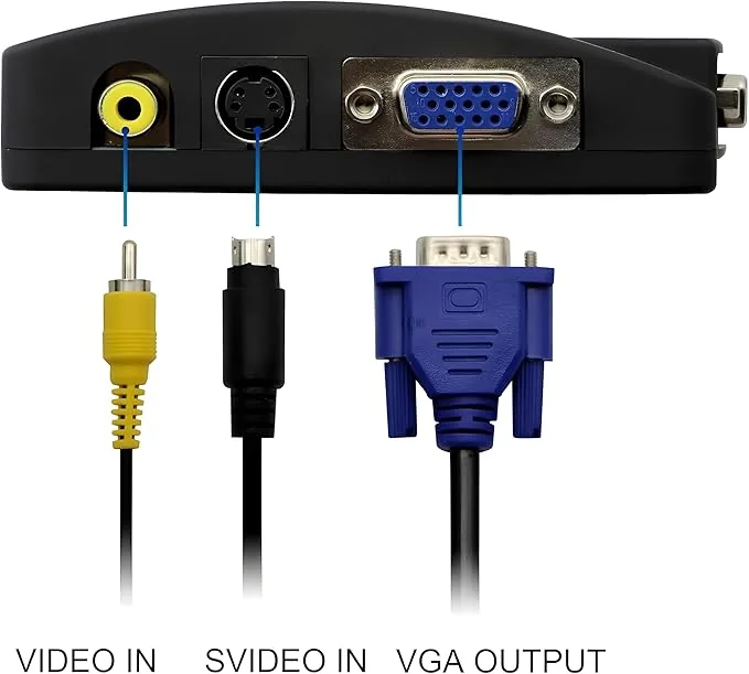 PAL TO VGA CONVERTER (BLACK ) Technotech Technologies