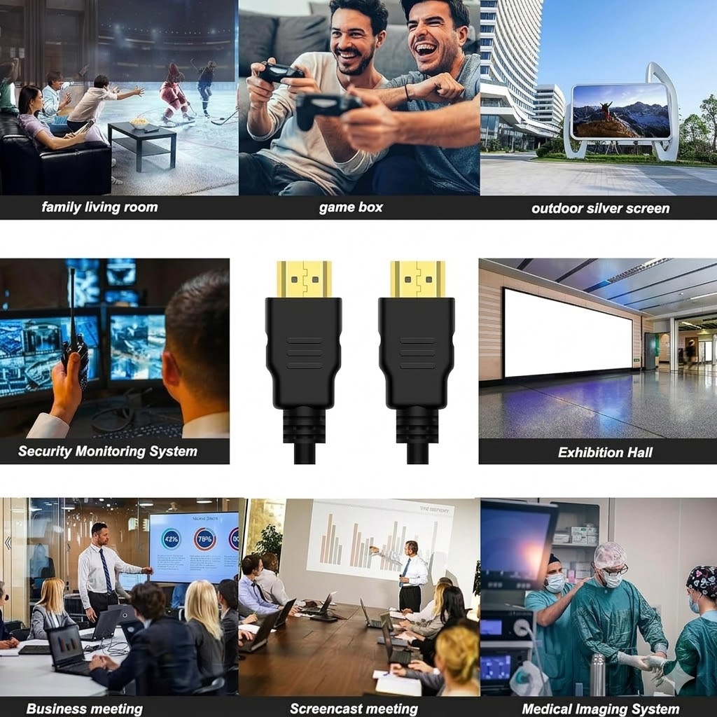 Technotech HDMI Male to Male Cable | High Speed | 1080p (10 Meter, Black) Technotech Technologies