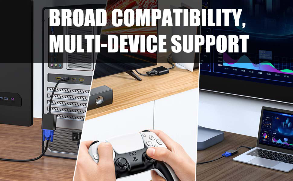 HDMI to VGA converter(1920 X 1080P) Technotech Technologies