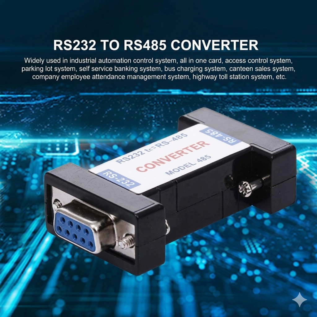 9 PIN MINI-SIZE RS232 TO RS485 COMMUNICATION DATA CONVERTER ADAPTER Technotech Technologies