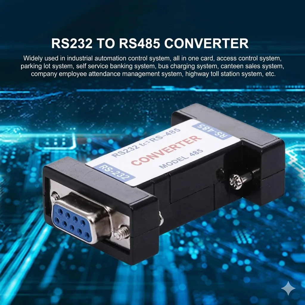 9 PIN MINI-SIZE RS232 TO RS485 COMMUNICATION DATA CONVERTER ADAPTER Technotech Technologies