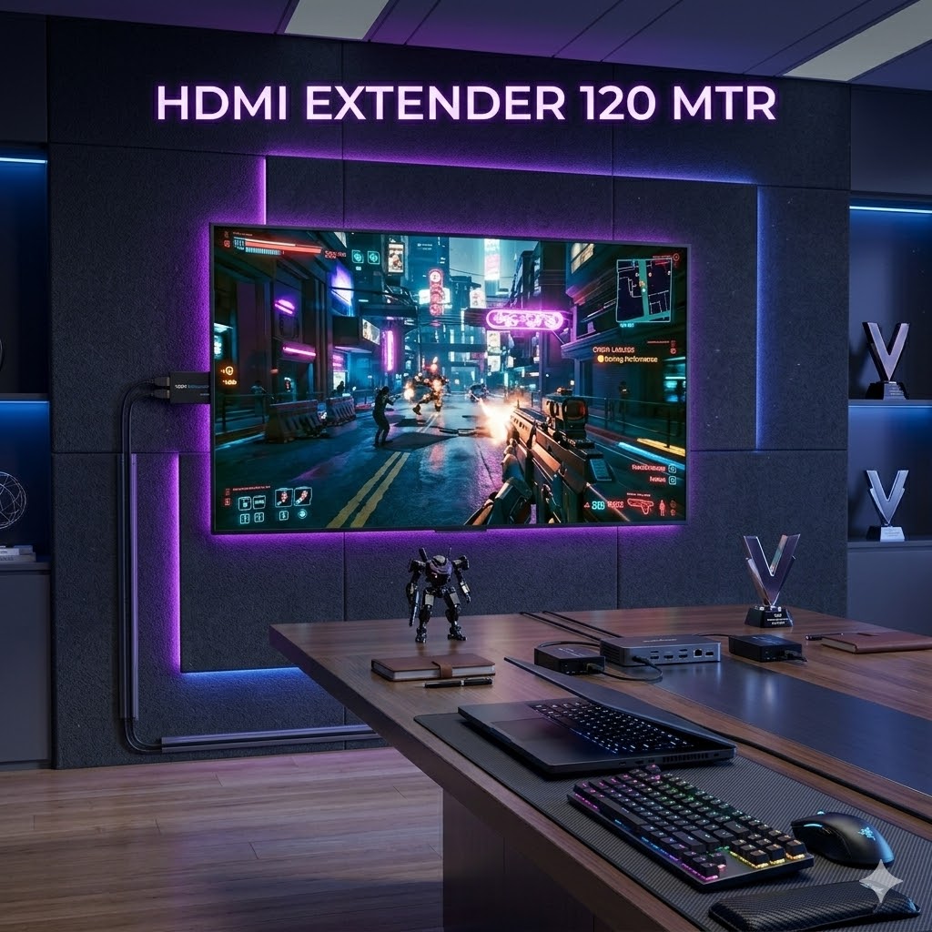 HDMI EXTENDER 120 mtr Technotech Technologies