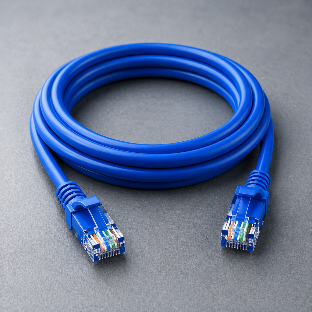 Technotech Cat6 Ethernet Lan Patch Cable (5 Meter, Blue) Technotech Technologies