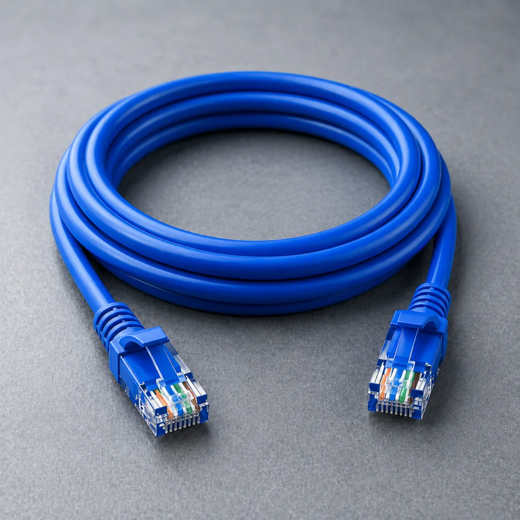 Technotech Cat6 Ethernet Lan Patch Cable (1 Meter, Blue) Technotech Technologies