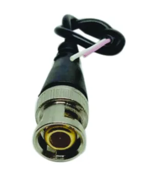 High-Quality BNC Connector with Copper Wire (Black) – Reliable CCTV & Video Signal Connector