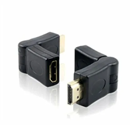 HDMI MALE TO FEMALE 180/360 DEGREE CONNECTOR