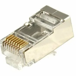 Technotech RJ45 Steel Connector Cat5/Cat6 (Pack Of 100)
